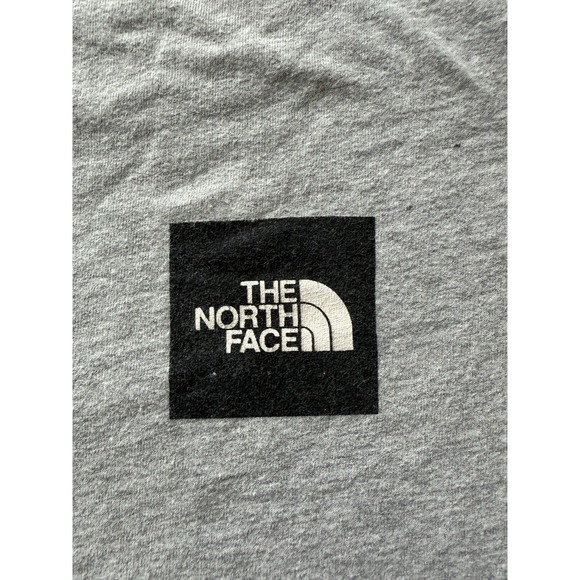 The North Face Shirt Men Medium Gray Short Sleeve Crew Neck Cotton Blend READ - Picture 2 of 5